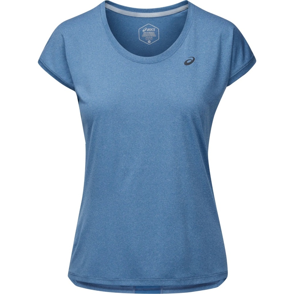 ASICS quick dry training t-shirt - Capsleeve Top in blue